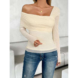 Women Solid Off-Shoulder Top