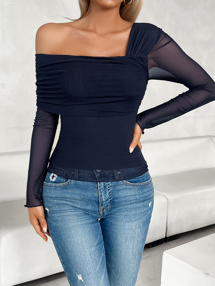 Women Solid Off-Shoulder Top