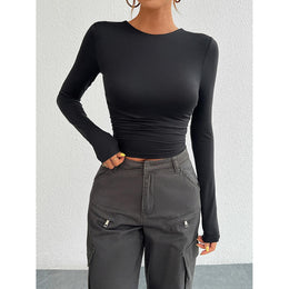 Women Round Neck Regular Top