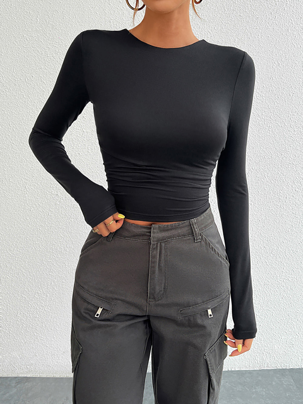 Women Round Neck Regular Top