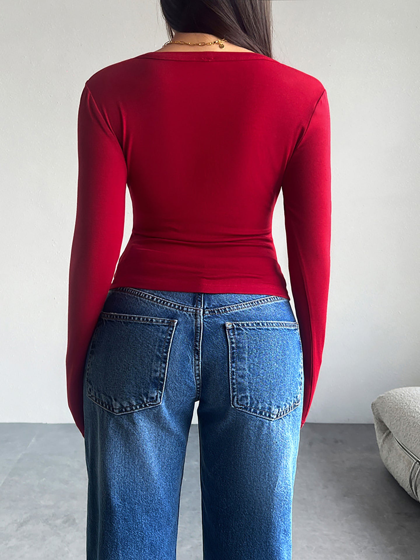 Women Round Neck Crop Top