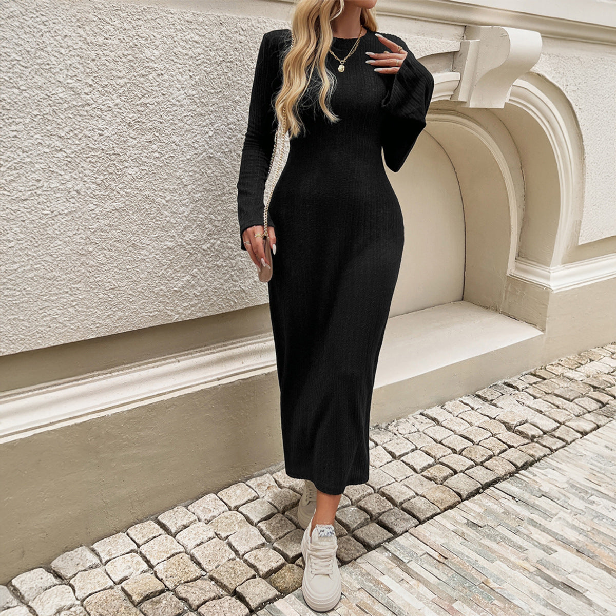 Women Bodycon Midi Dress