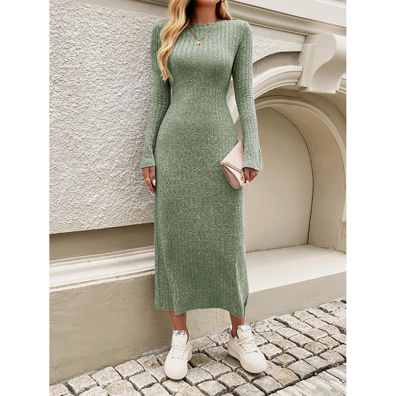 Women Sheath Midi Dress