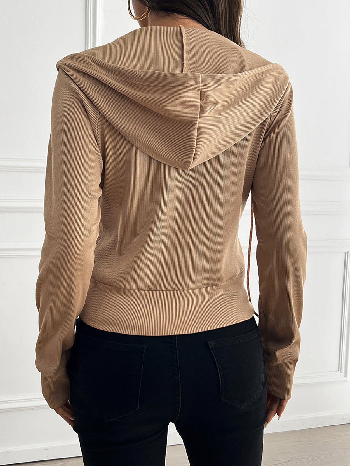 Women Crop Outdoor Tailored Jacket