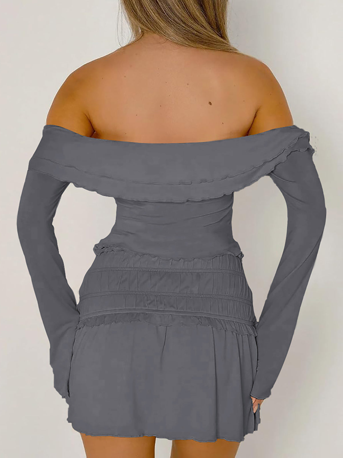 Women Solid Off-Shoulder Top