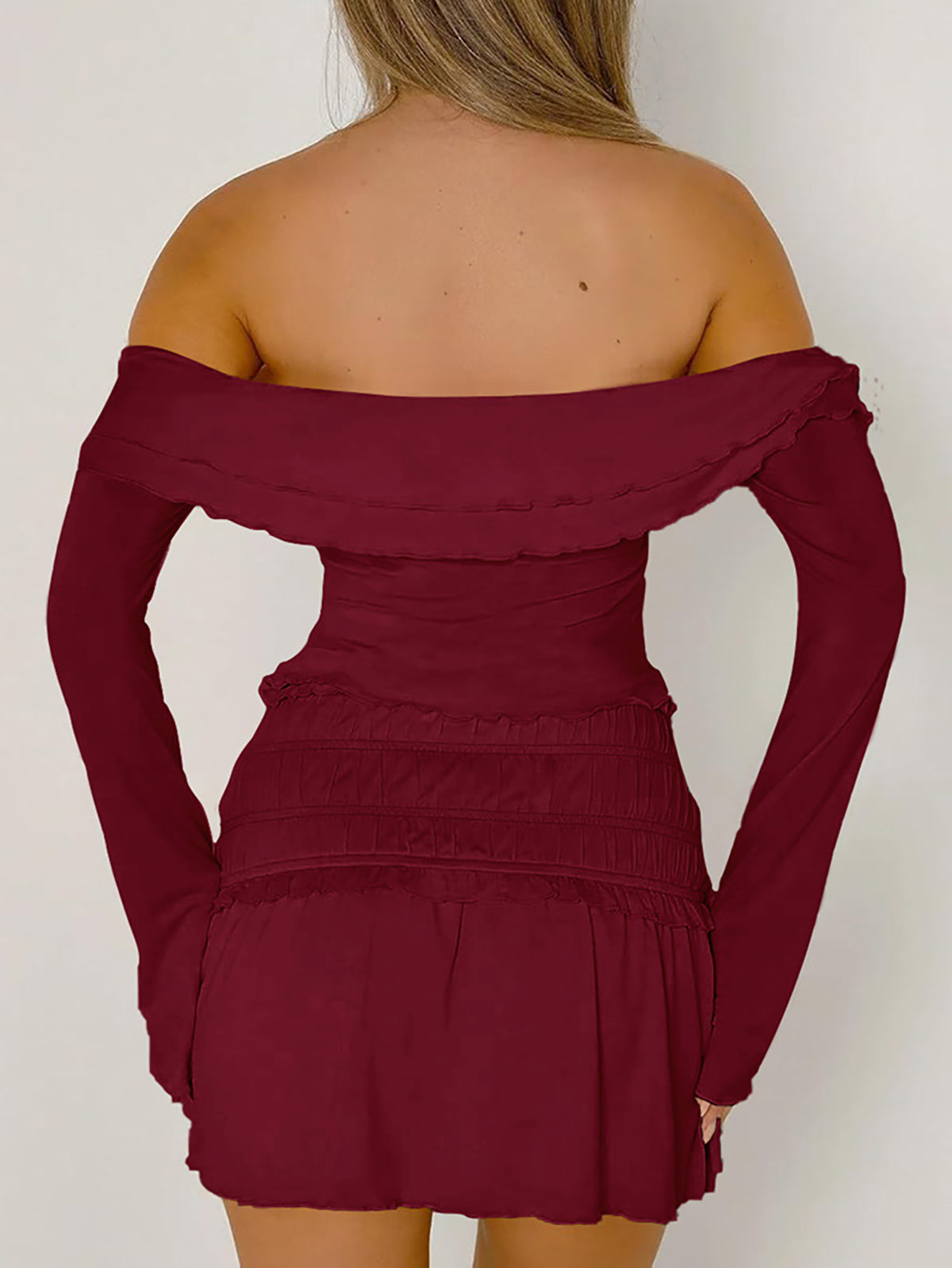 Women Solid Off-Shoulder Top