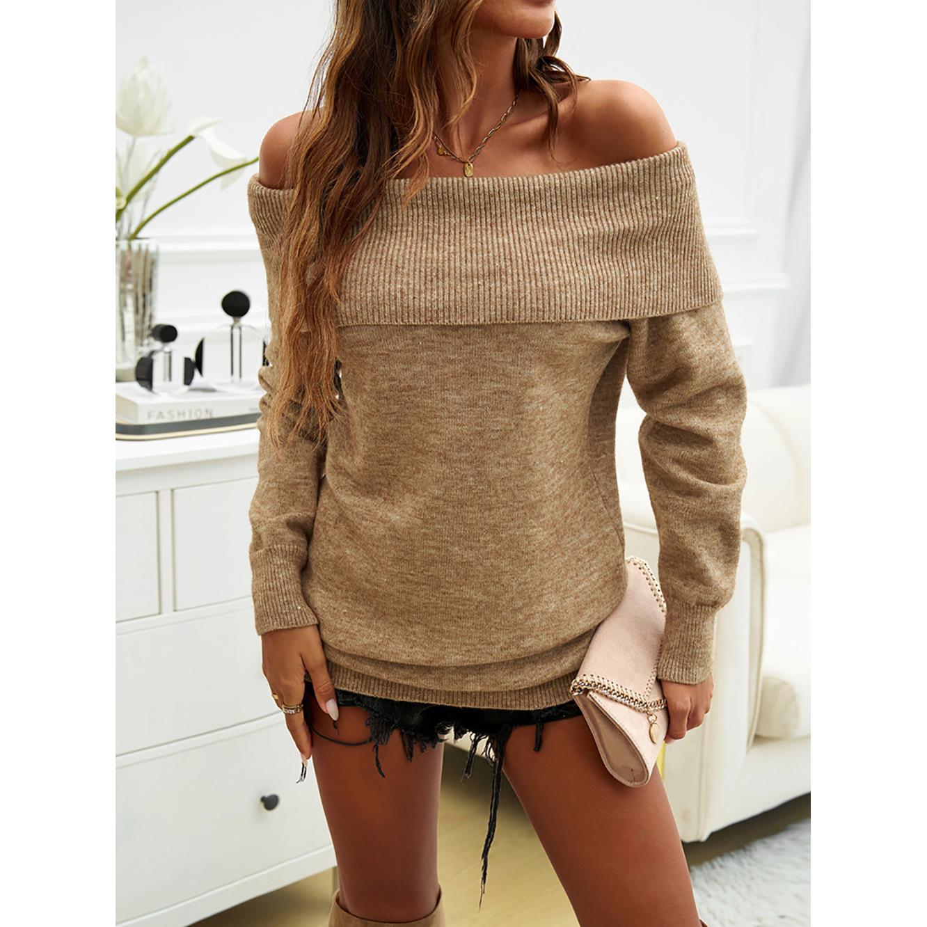 Women  Boat Neck Pullover
