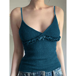 Women Sleeveless Tank Regular Top