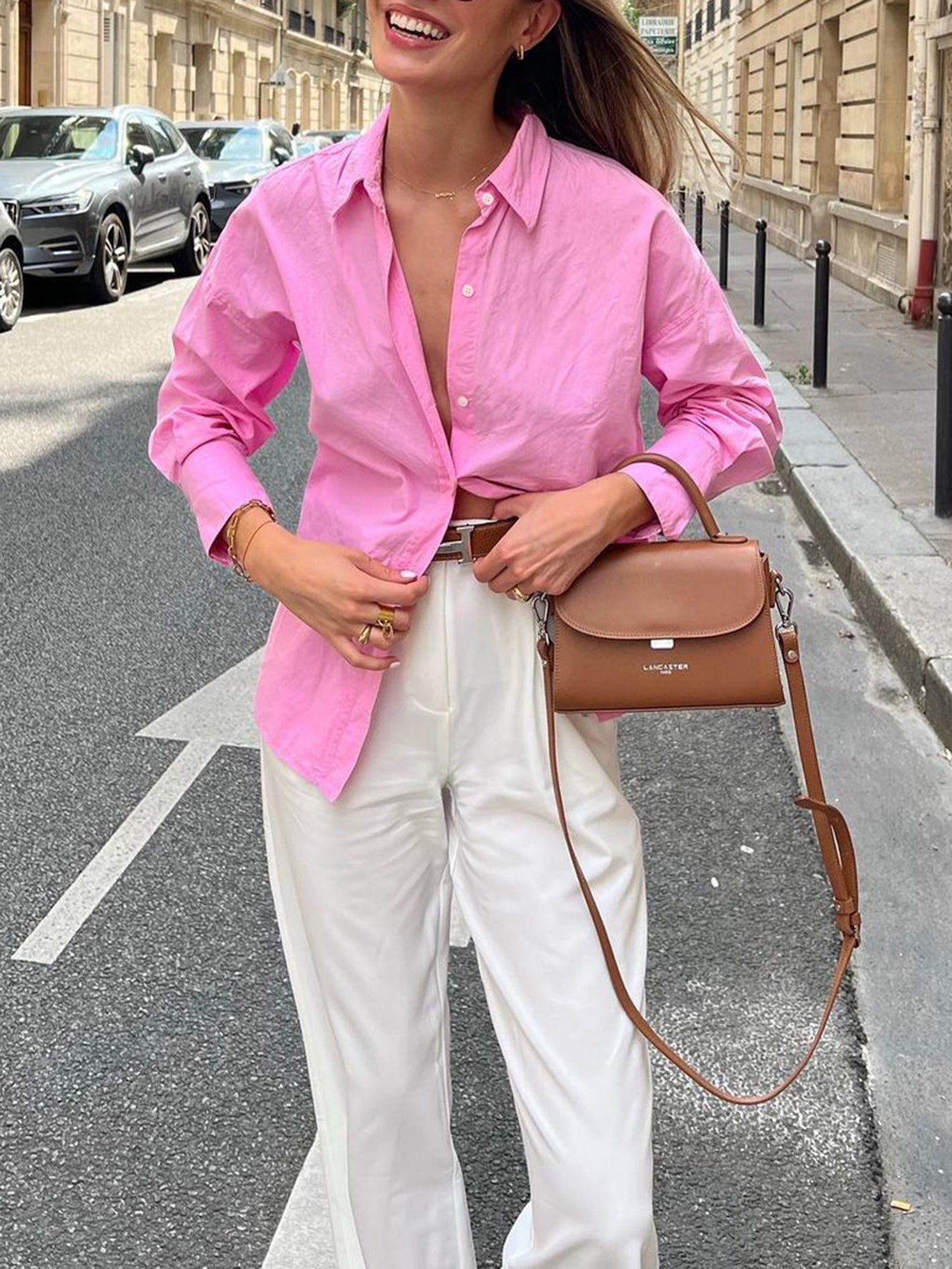 Women Solid Oversized Shirt