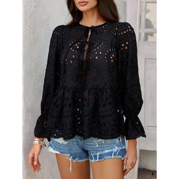 Women Solid Peplum Regular Top