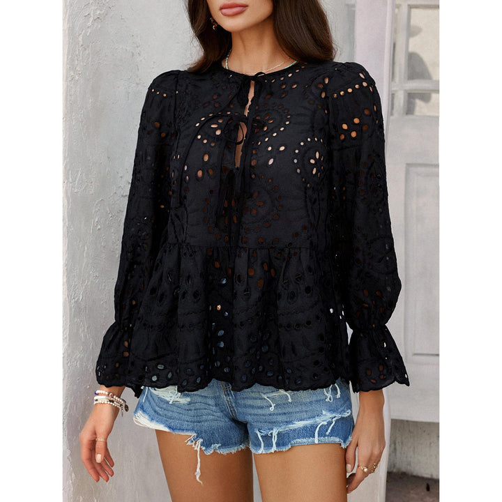 Women Solid Peplum Regular Top