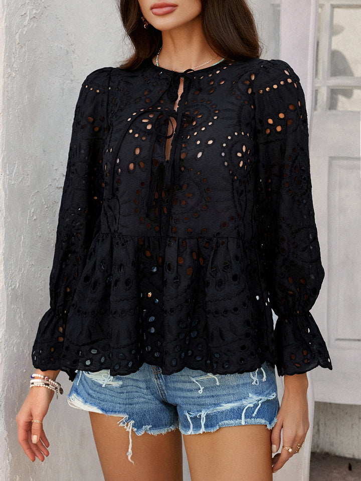 Women Solid Peplum Regular Top