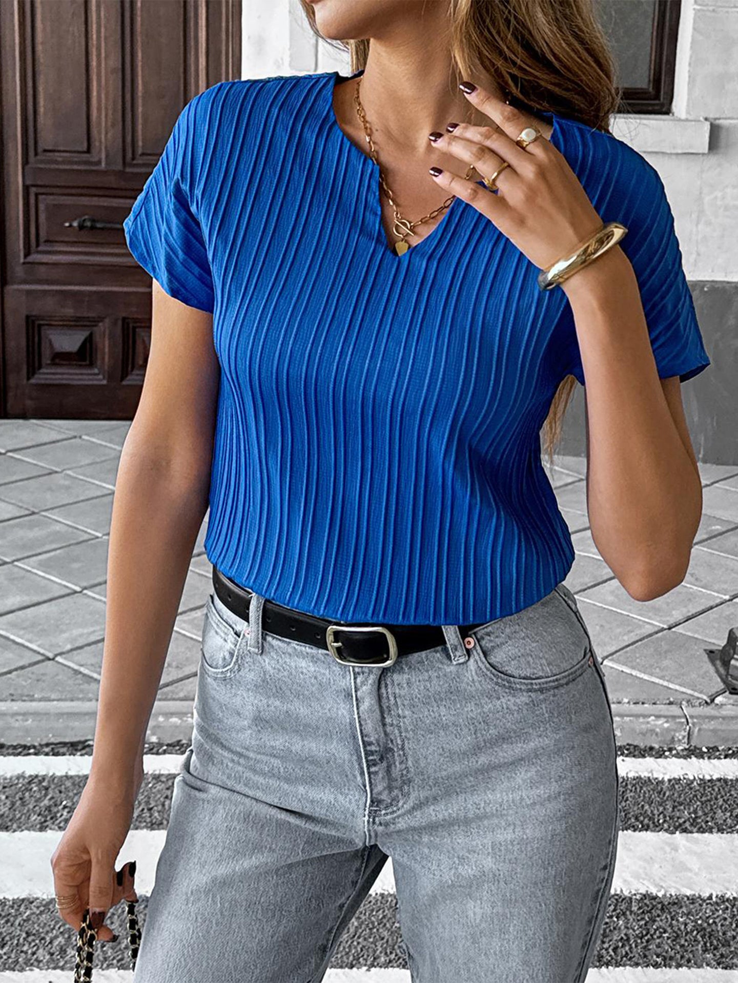 Women Round Neck Top