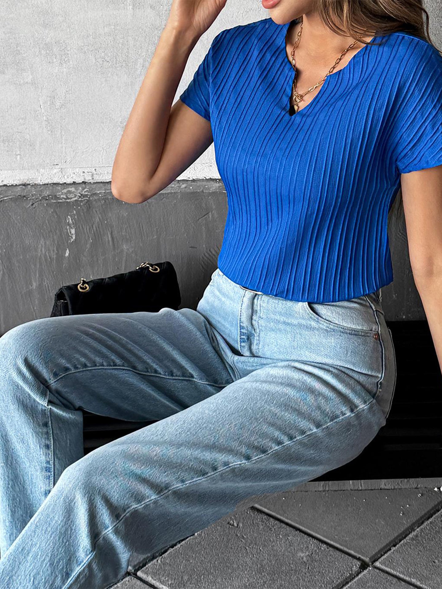 Women Round Neck Top