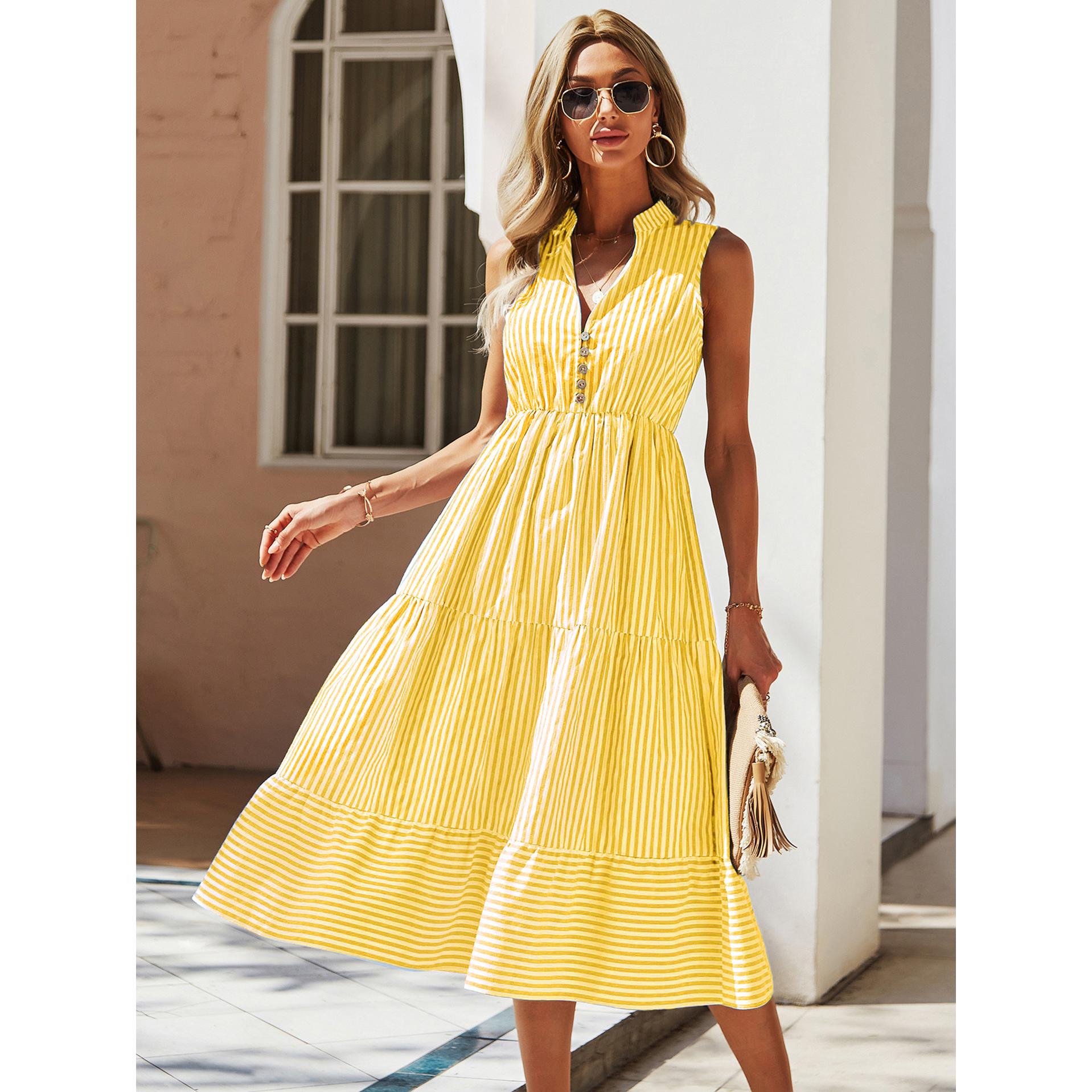 Women Striped Fit & Flare Dress