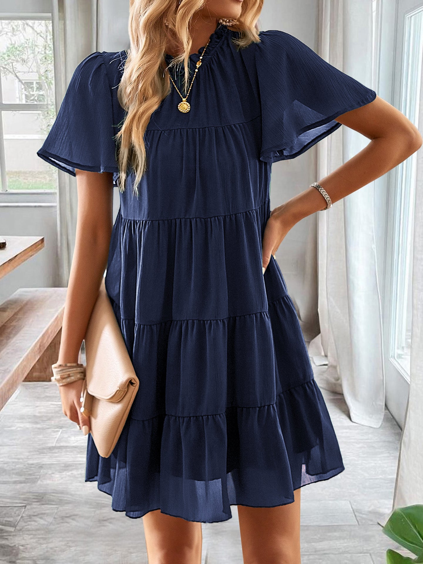 Women Fit & Flare Mini Dress