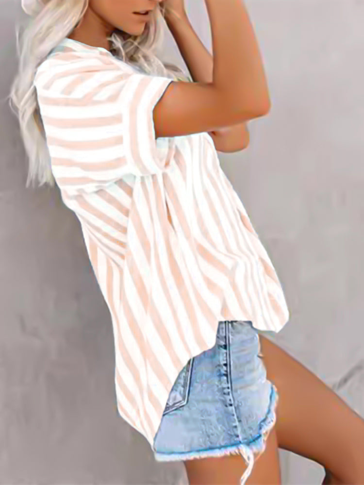 Women Vertical Stripes Opaque Casual Shirt