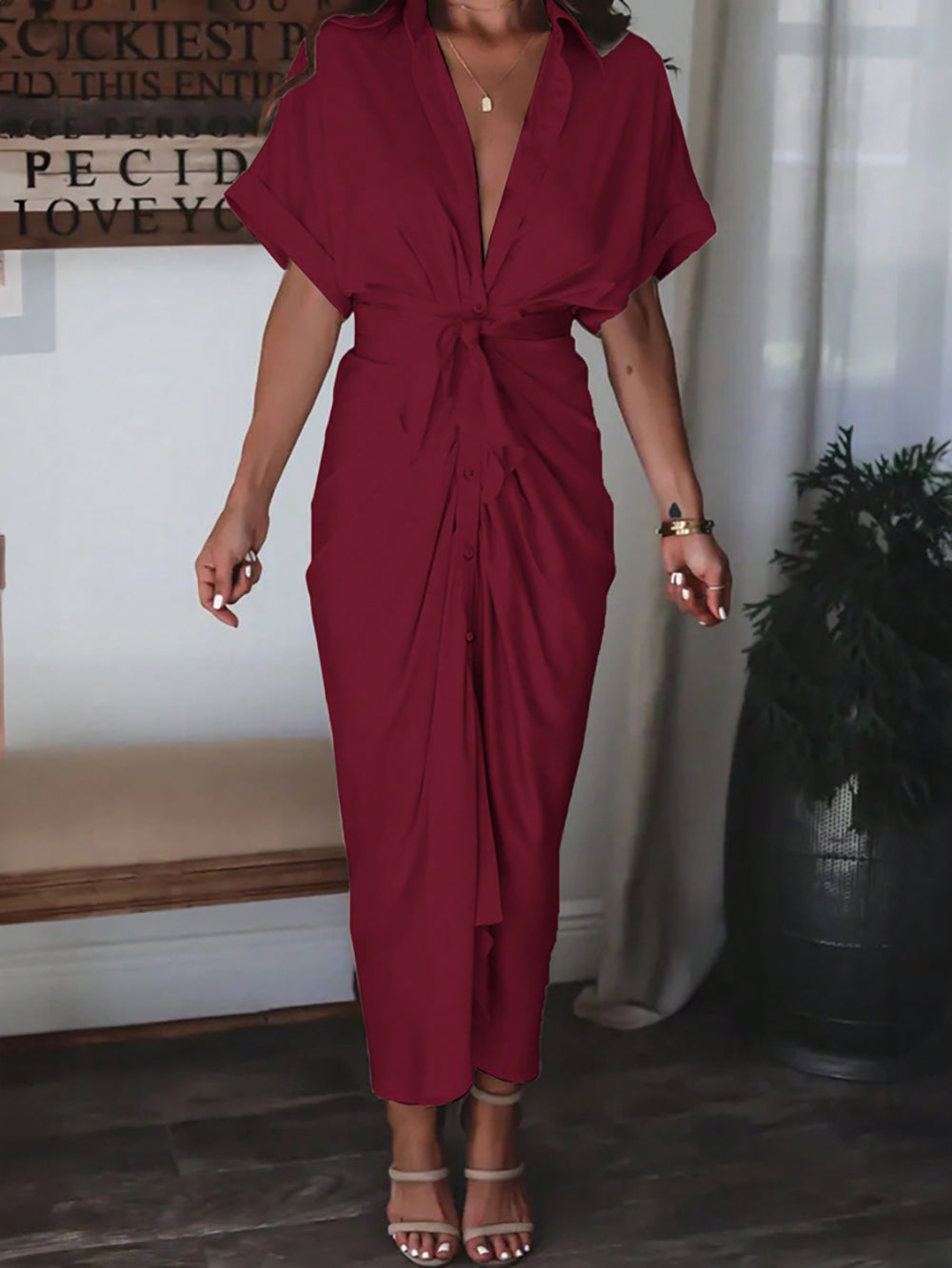 Women Wrap Dress