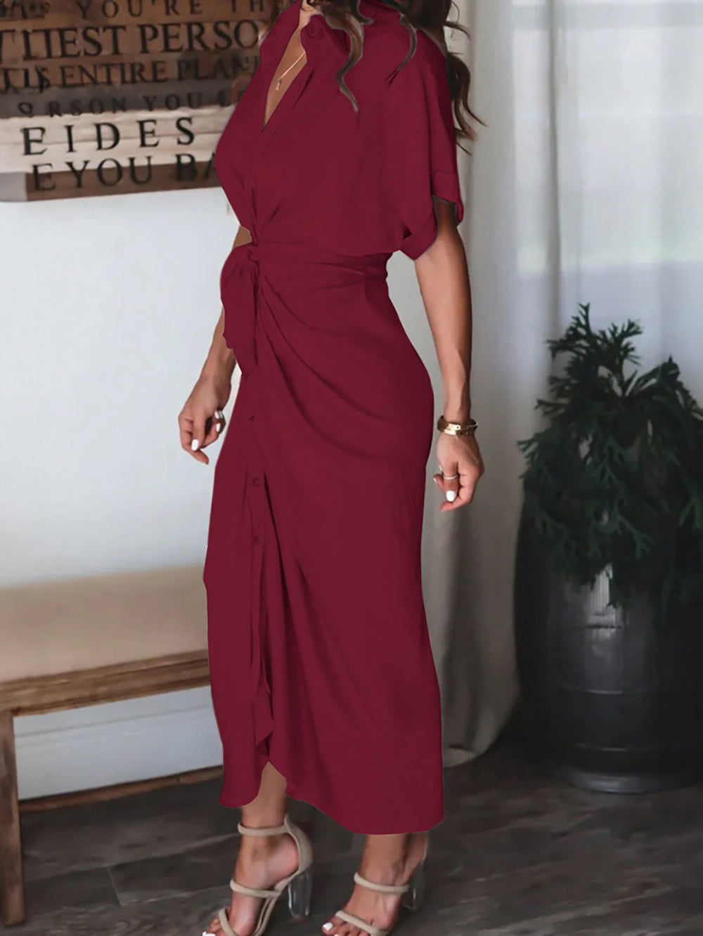 Women Wrap Dress