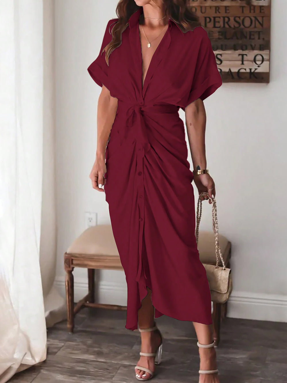 Women Wrap Dress