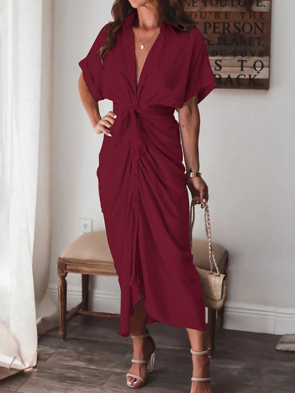 Women Wrap Dress