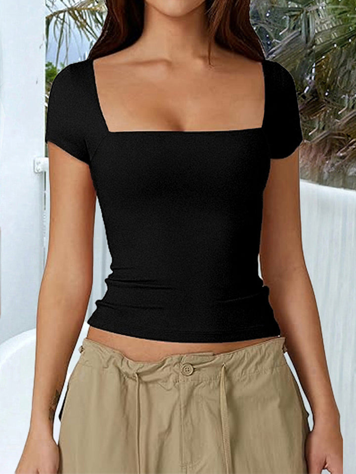 Women Square Neck Top