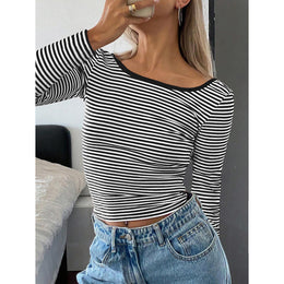 Striped Crop Top