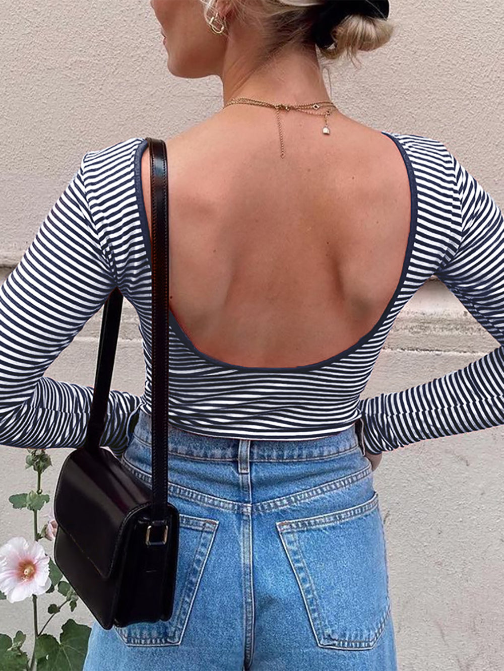 Striped Crop Top