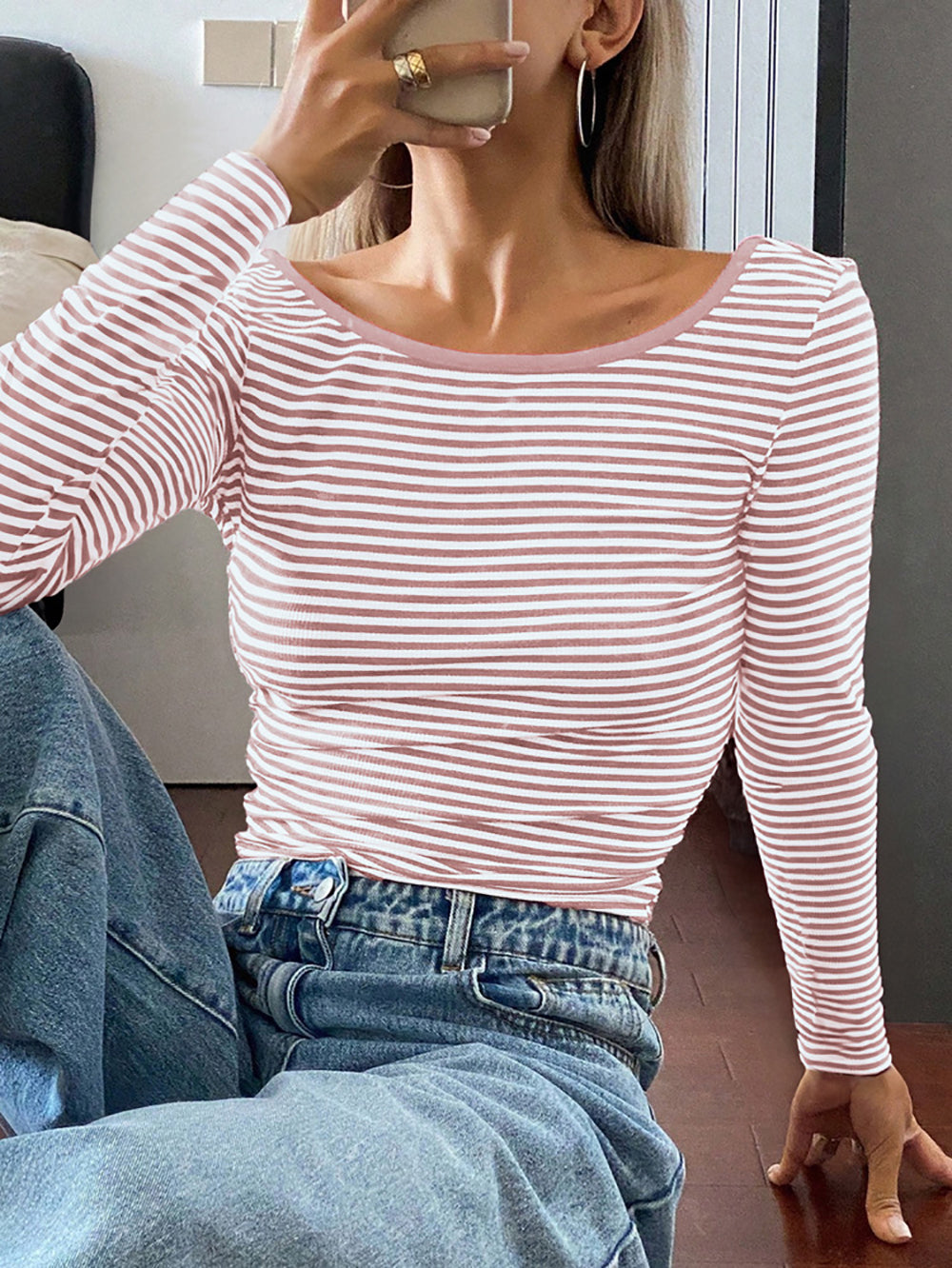 Striped Crop Top