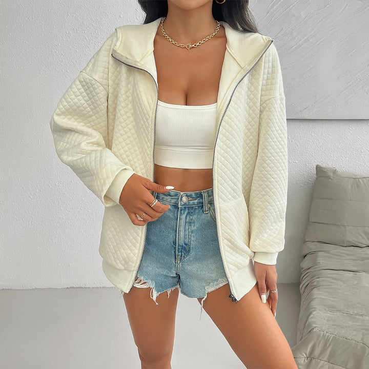 Women Hooded Tailored Jacket