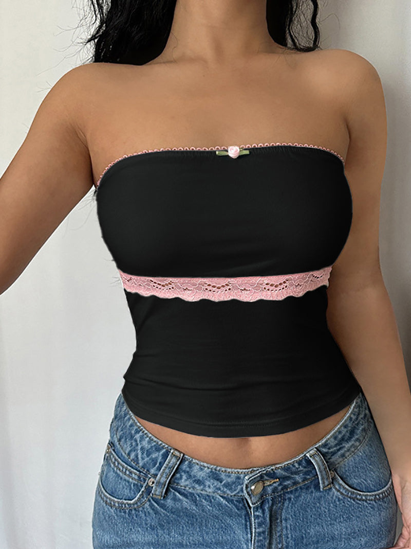 Women Off-Shoulder Crop Top
