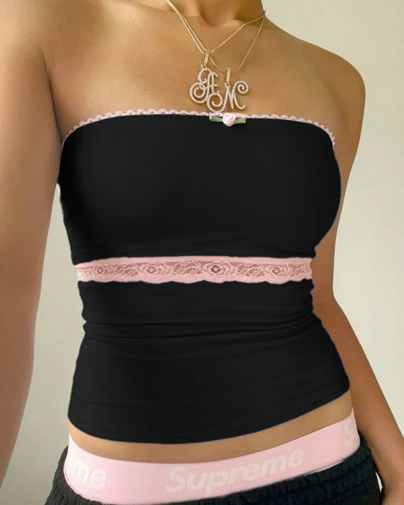 Women Off-Shoulder Crop Top