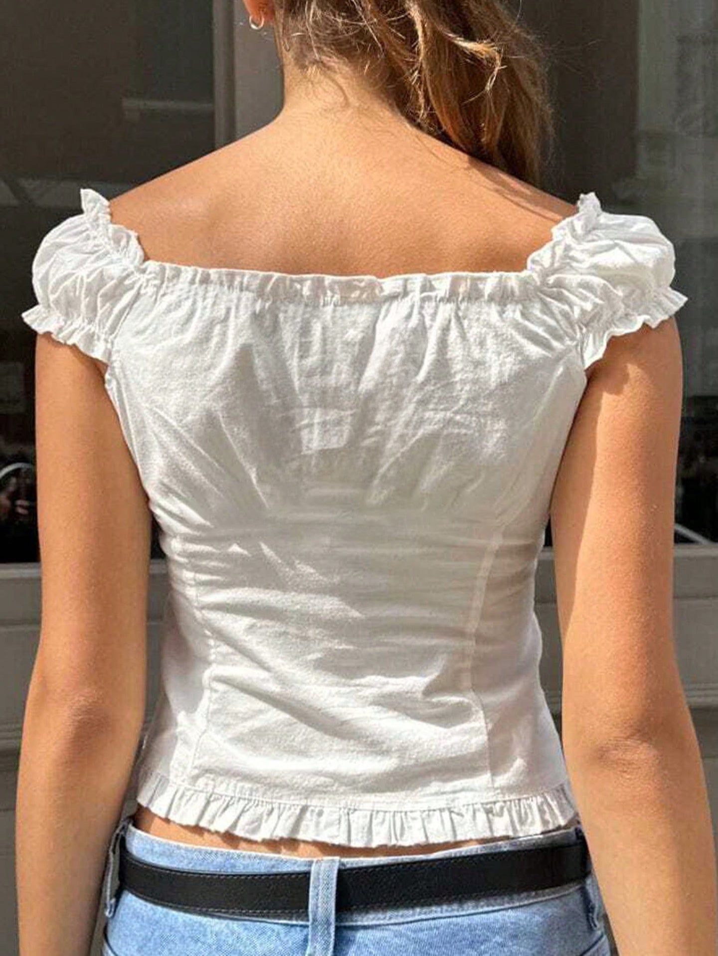 Women Solid Scoop Neck Regular Top