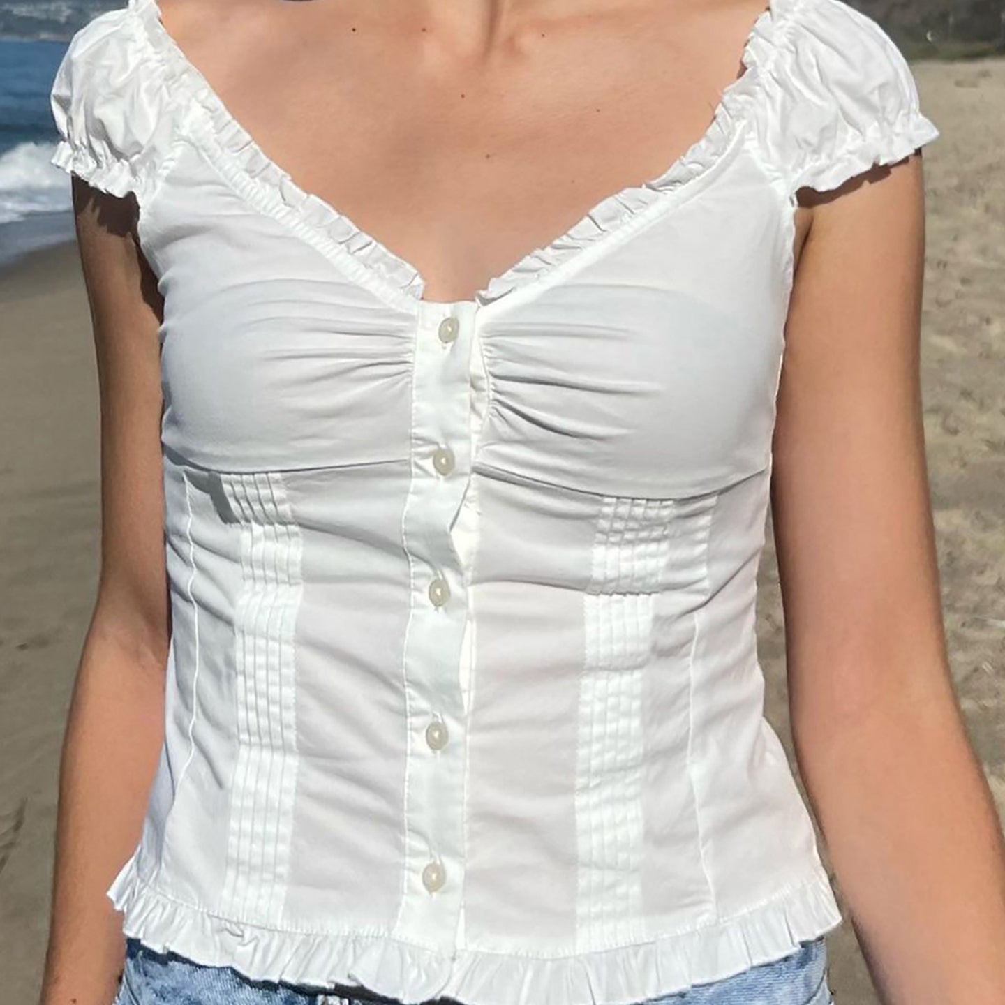 Women Solid Scoop Neck Regular Top