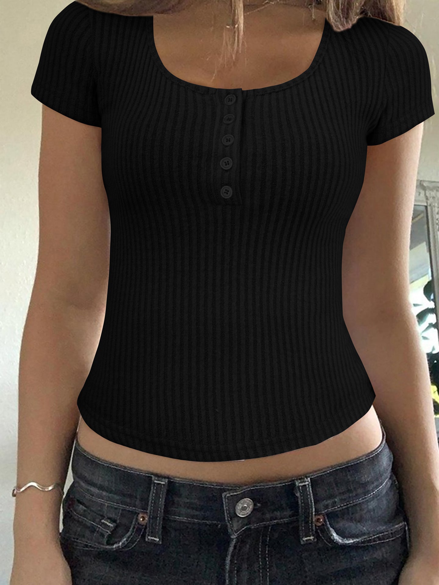 Ribbed Regular Top