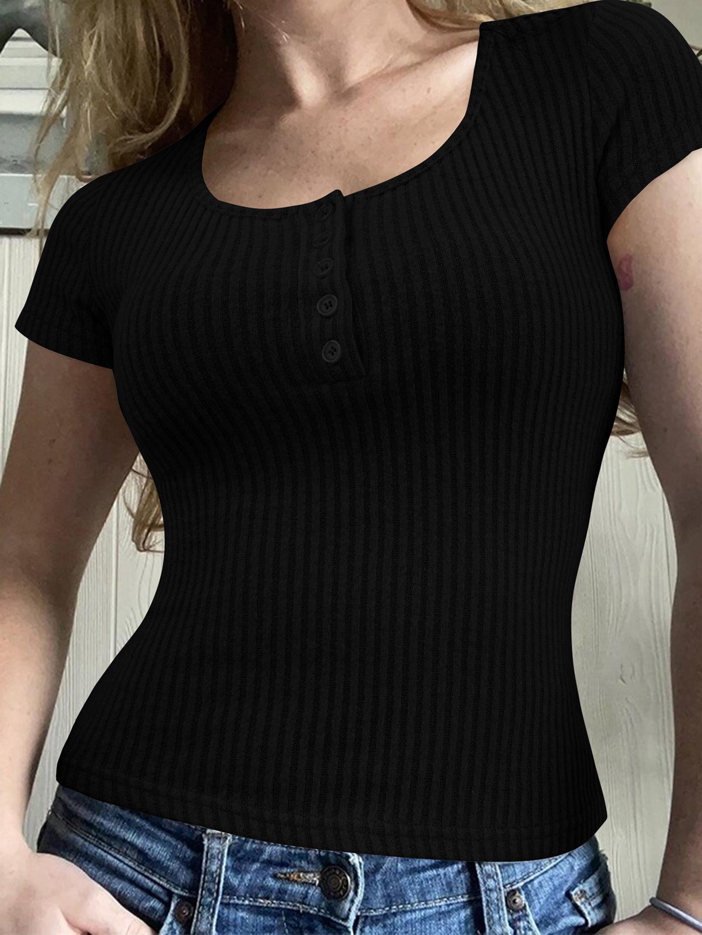 Ribbed Regular Top