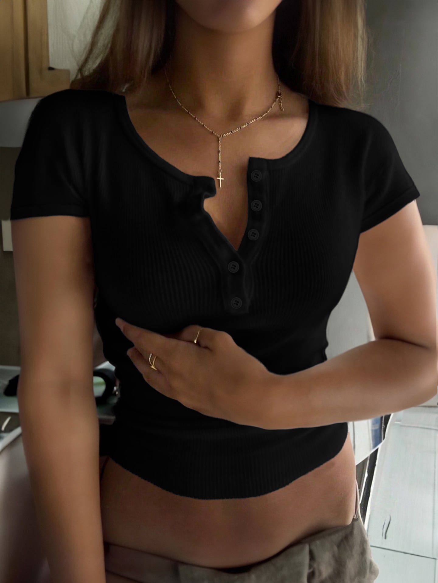 Ribbed Regular Top