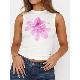 Floral Print Crop Top