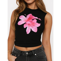 Women Floral Print Crop Top