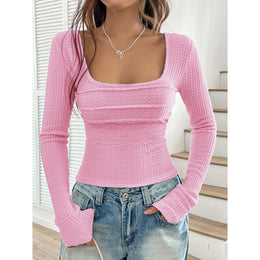 Square Neck Fitted Top