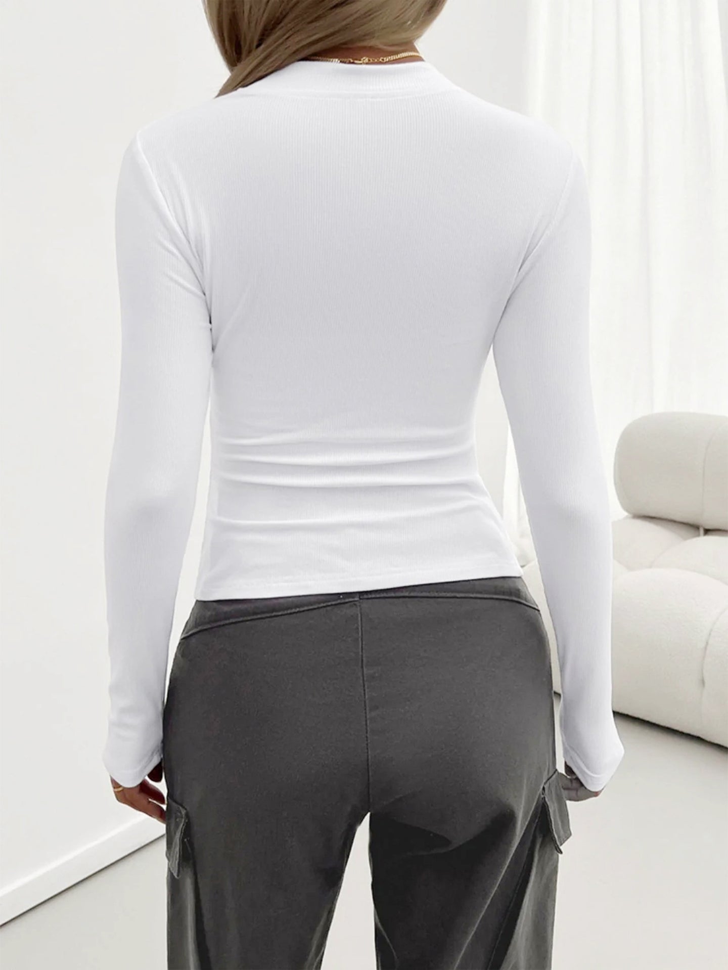 Solid Fitted Top
