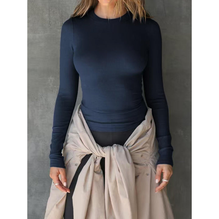 Women Ribbed Fitted Top