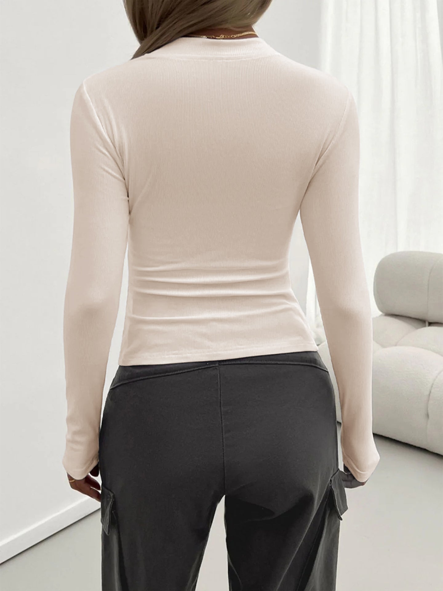 Solid Fitted Top