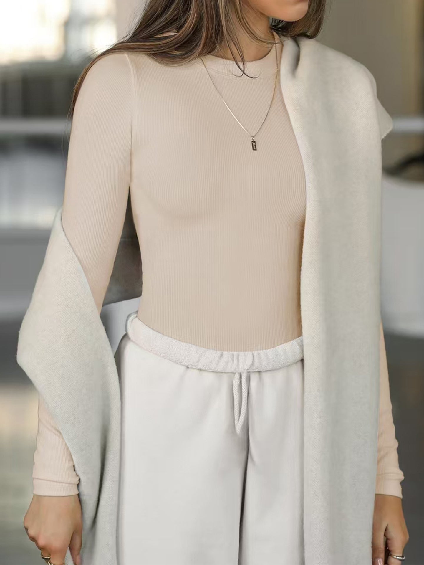Solid Fitted Top