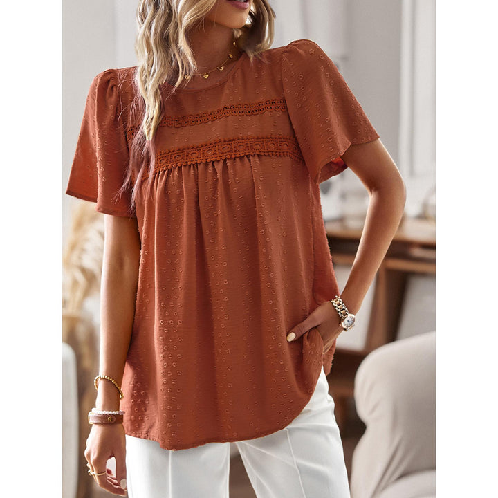 Puff Sleeve Peplum Top