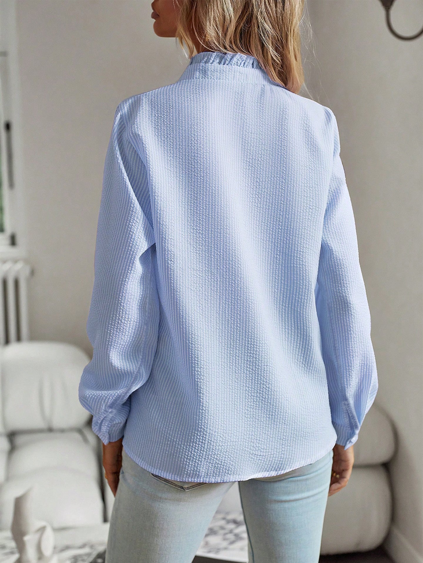 Women Opaque Striped Casual Shirt