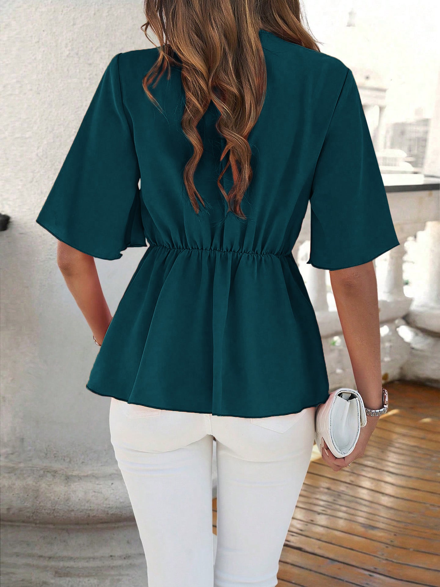 Tie-Ups Wrap Top