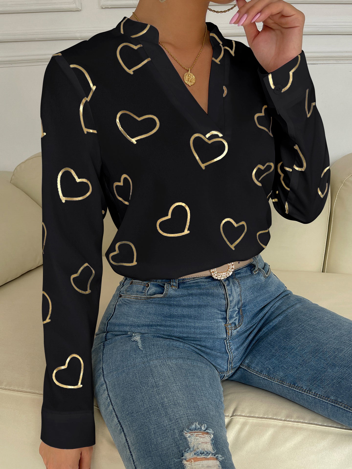 Women Graphic Printed Regular Top