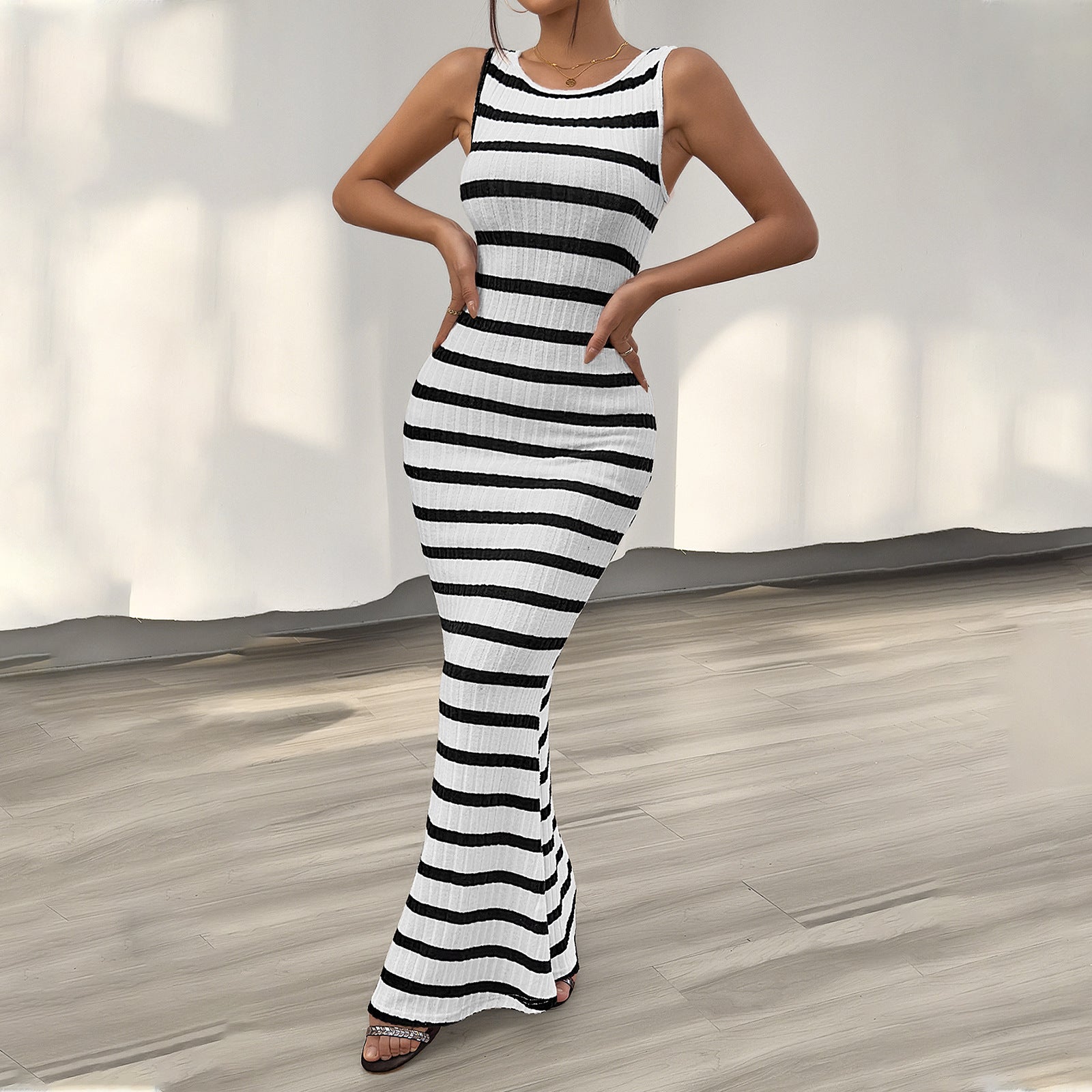 Striped Maxi Dress