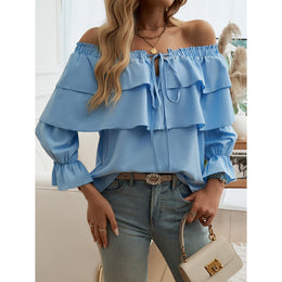 Women Solid Off-Shoulder Top